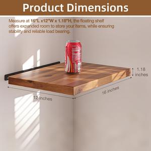 <strong>Industrial</strong> <strong>Pipe</strong> Shelf 2pcs Set Square Shape Shelves Wooden <strong>Shelving</strong> Brown with Shelf Brackets - Product Image 4