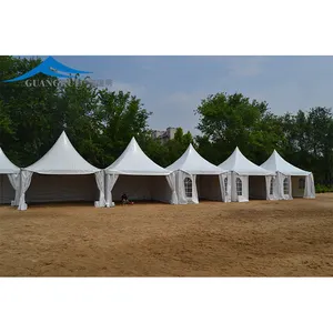 6M X 6M Op Maat Gemaakte Nieuwe Aluminium Frame Pagodetent Eenvoudig Te Installeren Buitenfeest Voor Alle Evenementen