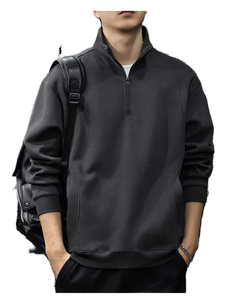 เสื้อฮู้ดดี้โอเวอร์ไซส์ยูนิเซ็กซ์ ผ้าฝ้ายคุณภาพสูง 100% 460 GSM สำหรับผู้ชาย ความยาวปกติ พิมพ์ลายซิลค์สกรีนตามสั่ง แบบดรอปชิปปิ้ง - Product Image 1