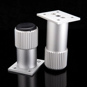 Patas ajustables de aleación de aluminio para muebles, resistentes, para gabinetes de TV, mesas de café, camas, sofás y otros muebles - Product Image 4