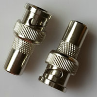 Conector RF coaxial de rosca con carcasa de latón, resistente a la humedad IP67, con contacto de cobre macho tipo F RG6