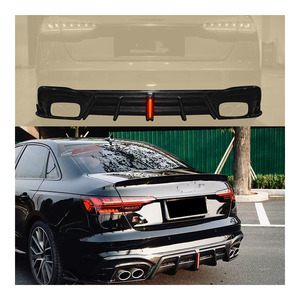 Mới <span class=keywords><strong>Audi</strong></span> <span class=keywords><strong>S4</strong></span> b9.5 sợi carbon phía sau môi xả Bolt-on Trọng lượng nhẹ xe Bumper - Product Image 1