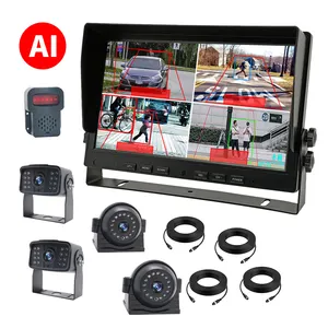 Di alta qualità da 10.1 pollici Monitor per auto impermeabile IP68 Truck Bus AI BSD sistema di telecamere