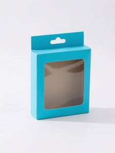 Custom Design Custom Printed Logo Fridge Magnet <b>Packaging</b> <b>Box</b> <b>Small</b> Hook Card <b>Box</b> With Clear Window Custom Toys <b>Packaging</b> - Product Image 6