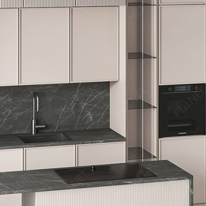 Mẫu Thiết Kế Mô-đun Mới Bộ Sắp Xếp Tủ Đựng Thức Ăn Nhà Bếp Tất Cả Trong Một Tủ Bếp - Product Image 3