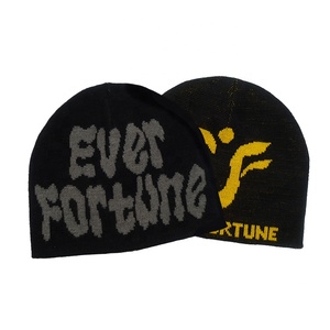 <span class=keywords><strong>Bonnet</strong></span> réversible en tricot jacquard double face, doux, en acrylique, pour homme et femme, style streetwear, idéal pour l'extérieur - Product Image 5