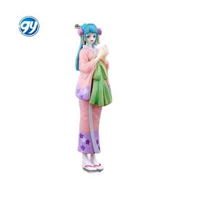 One Pieced Wano <span class=keywords><strong>Kuni</strong></span> Onigashima Kozuki Hiyori Standing Pose Figura Muñeca Ornamento Anime Venta al por mayor - Product Image 5