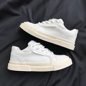 Baskets blanches, version homme et femme, nouvelles chaussures de couple, baskets sport et décontractées de nouveau style, tendance et polyvalentes. - Product Image 3