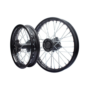 Off Road Motorcycle Accessories 50-160CC CRF BBR XR 12/14/<strong>17</strong> <strong>Inch</strong> Front and Rear Wheels Aluminum <strong>Rims</strong> Black - Product Image 4