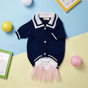 UFBemo-vestido de algodón con falda de tutú para perros pequeños, ropa de verano para mascotas, <span class=keywords><strong>Chihuahua</strong></span>, Yorkie, cachorro, color blanco - Product Image 4