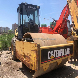 <b>Used</b> <b>Road</b> <b>Roller</b> Robust Middle Caterpillar CS-583D Hydraulic <b>Road</b> <b>Roller</b> with Reliable engine and great power in good discount - Product Image 6