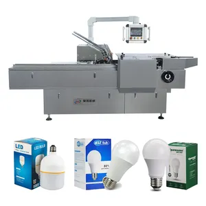 Machine à emballer de boîte en carton d'ampoule de Led horizontale automatique à grande vitesse personnalisée cartonneuse