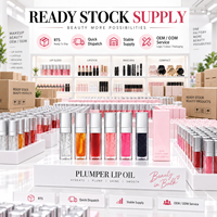 RTS 8ml Volumegevende Lip Olie Hydraterend Hoge Glans 48 Kleuren Fruit Lipgloss Lage MOQ 3 stuks Groothandel Aangepast Logo
