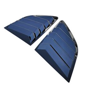 Cubierta Decorativa para Ventana Trasera Triangular y Rejilla de Ventilación Lateral Trasera para Auto, Welta ABS Negro, Compatible con CR-V 2023, 100% Ajustable - Product Image 3