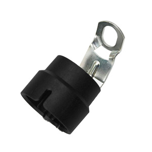 <b>Universal</b> 7 Pin And 13 Pin Trailer <b>Plug</b> Mounting Bracket For Rv And Trailer Steel Black - Product Image 2