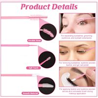 Kits d'extension de cils avec boîte de rangement, patchs pour les yeux, ruban adhésif pour cils, micro-brosses applicatrices, anneaux à colle, applicateurs pour les lèvres, bâtonnets de mascara