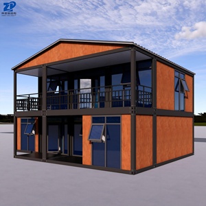 Dormoir Modulaire de Luxe en Conteneur Préfabriqué de 20 pieds, Facile <span class=keywords><strong>à</strong></span> Installer, Démontable, Ventes Flash, Fabriqué en Panneaux Sandwich Bois-Acier - Product Image 2