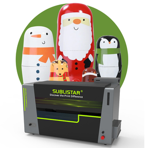 Imprimante UV numérique rotative SUBLISTAR DCP-80, meilleure imprimante UV cylindrique, machine d'impression UV 360° pour cadeaux de poupées matryoshka - Product Image 1