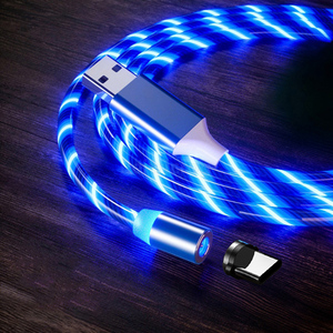 <span class=keywords><strong>Cable</strong></span> Micro <span class=keywords><strong>USB</strong></span> magnético para móvil, <span class=keywords><strong>Cable</strong></span> Micro <span class=keywords><strong>USB</strong></span> de luz LED para cargar Samsung, Xiaomi y iPhone - Product Image 4