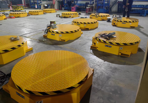 Tải trọng định mức 1000kg carton điện bàn xoay có động cơ quay Pallet bàn xoay - Product Image 5