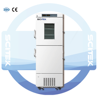 SCITEK -25 ° Réfrigérateur/Congélateur Combiné avec Contrôleur Microprocesseur, Dégivrage Manuel, Écologique, Réfrigérant Sans CFC