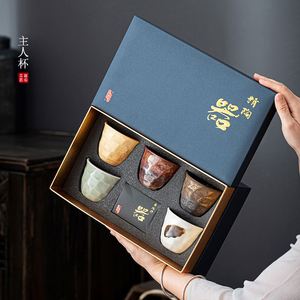 ชุดน้ำชาพอร์ซเลน JKiln ชุดกงฟู ชุดของขวัญสำหรับองค์กร แก้วกาแฟแบรนด์เนม - Product Image 1