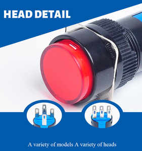 Chyf ad22 श्रृंखला 22 मिमी नेतृत्व वाले प्लास्टिक सूचक लैंप 12 वी 24v 110v 220v 380v. v पायलट लाइट सिग्नल इंडिकेटर - Product Image 5