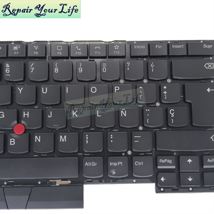 SP español con Teclado retroiluminado para portátil Lenovo <span class=keywords><strong>Thinkpad</strong></span> X1 Extreme 3rd Gen T14s Gen1 P1 Gen 3 T490S T495S SN20W85541 - Product Image 3