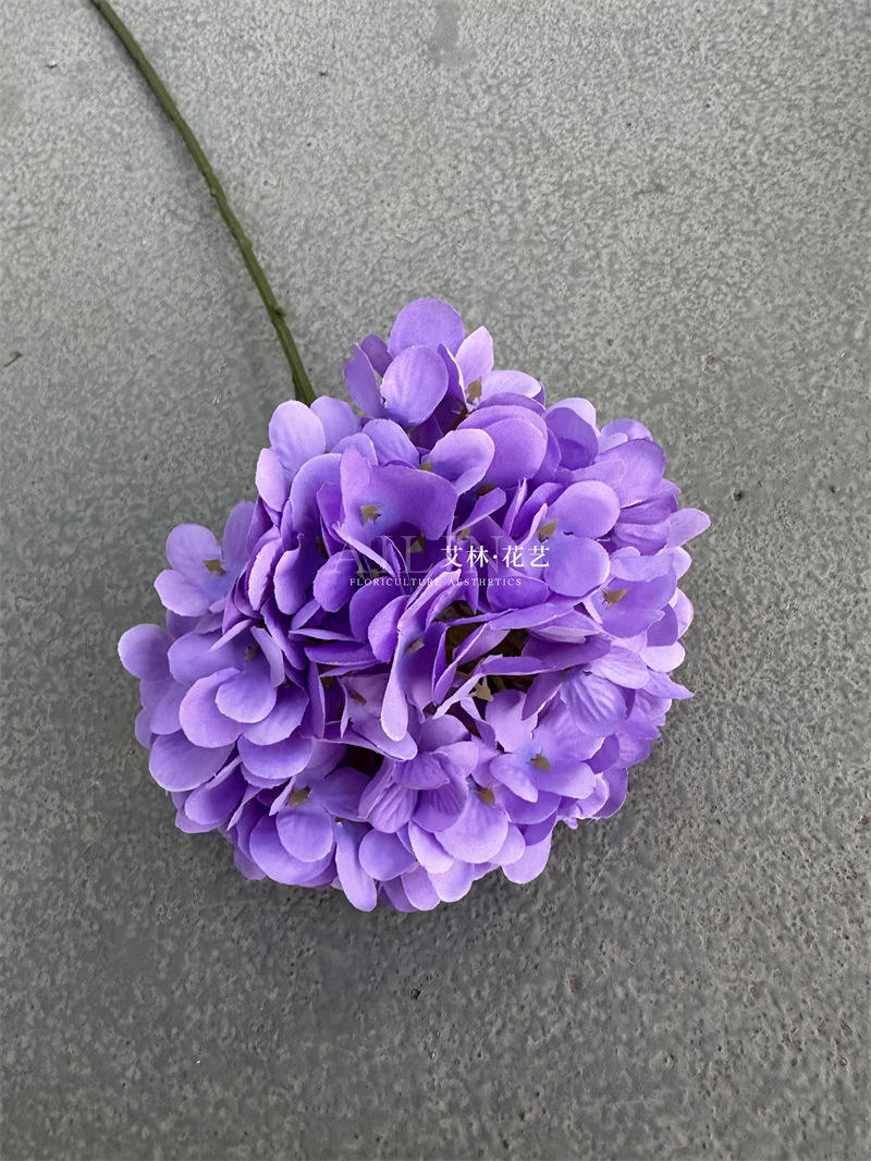 126ชิ้นส่วนของไฮเดรนเยียสีม่วงเข้มขนาดเล็ก