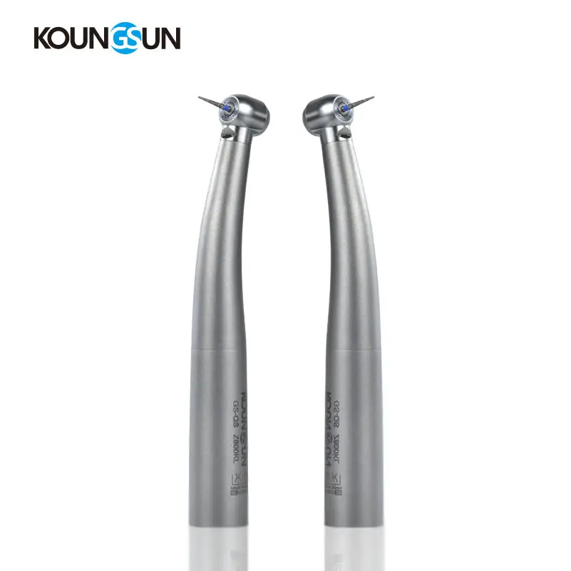 Kungsun — équipement dentaire de dentiste, 6 ou 4 trous, pièce à main en Fiber optique Led, grande vitesse