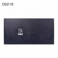 Haut-parleurs de scène professionnels DS218 double/simple 18 pouces 8/4 ohms avec caisson de basses amplifié pour DJ, enceinte en bois, système audio extérieur