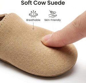 <span class=keywords><strong>Zapatos</strong></span> de Bebé Aijoviko con Suela Suave, Mocasines de Gamuza para <span class=keywords><strong>Primeros</strong></span> <span class=keywords><strong>Pasos</strong></span>, Unisex para <span class=keywords><strong>Bebés</strong></span> y Niños Pequeños - Product Image 3