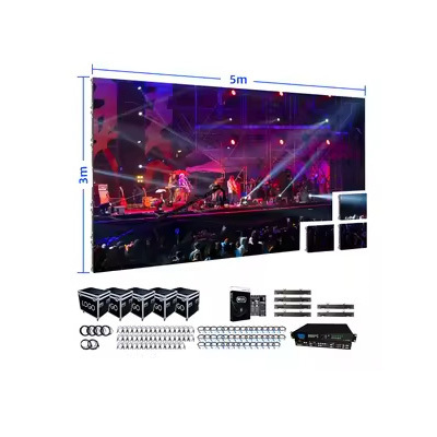 Shenzhen Factory P3.91 Outdoor Led Screen Die Cast Aluminum LED Screen 500x500 Cabinet LED Wall Backdrop Stage for Nightclub