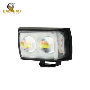 Système d'éclairage pour <span class=keywords><strong>moto</strong></span> RGB 2 yeux, projecteurs LED blancs et jaunes, <span class=keywords><strong>feux</strong></span> de travail antibrouillard pour <span class=keywords><strong>moto</strong></span> 12-80V, <span class=keywords><strong>feux</strong></span> auxiliaires - Product Image 3