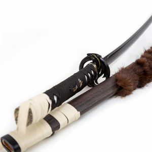 Espada Katana de Lobo Solitario Ghost of Yotei - Espada Samurai con Detalles de Piel de Lobo Auténtica para Cosplay y Colección - Product Image 2