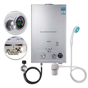 VEVOR-Calentador de agua caliente de gas propano, calentador de agua sin tanque instantáneo, ducha de baño, 18L - Product Image 2