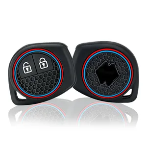 เคสใส่กุญแจรถยนต์รีโมทที่หุ้มกุญแจซิลิโคนสำหรับ <span class=keywords><strong>Suzuki</strong></span> Jimny Grand Vitara Swift IV SX4 CLASSIC Liana <span class=keywords><strong>celerio</strong></span> 2020 2021 - Product Image 1