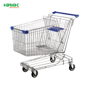 รถเข็นช็อปปิ้งยอดนิยม Highbright สำหรับซูเปอร์มาร์เก็ตและร้านขายของชำ - Product Image 4