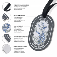 Lecheng Custom Black Label Rose Fragrance Sheets Scent Discs for Wardrobe Use Odor Removal Long Lasting Scent Car air Freshener