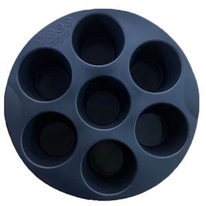 Molde de Silicona para Muffins, Antiadherente, de 7 Cavidades, para Freidora de Aire, Huevos, Cupcakes, Tartas y Accesorios para Pasteles - Product Image 1