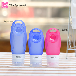 Bouteille de voyage en silicone étanche pour cosmétiques / Petits contenants de voyage / Tube de voyage en silicone pour shampoing, lotion, savon - Product Image 6