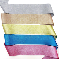 Ruban en tissu uni vert élastique pour enterrement de vie de jeune fille, anniversaire et fête, disponible en stock transfrontalier