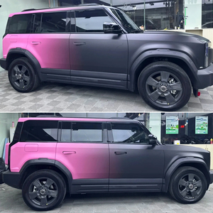 กิ้งก่าเคลือบเงา1.52*20ม. สีม่วงสีทองชมพูส้มส้มชมพูม่วงติดเองพิมพ์ไวนิลติดรถยนต์ - Product Image 4