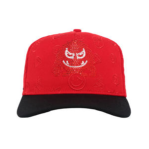 Fabricant de casquettes de baseball personnalisées avec broderie de strass, 5 panneaux, Tcap Chine - Product Image 2