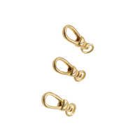 Fermoirs mousquetons en laiton de haute qualité pour bracelets et colliers – Accessoires universels de bijouterie DIY