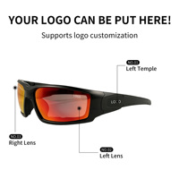 Custom Logo UV400 Polarized PC Frame Sunglasses OEM ODM Unisex Sport Glasses Print Logo Men for Driving Fishing
