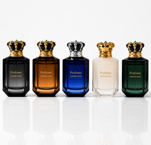 Flacon de parfum <span class=keywords><strong>carré</strong></span> à prix bas et faible MOQ, 100 ml, 50 ml, <span class=keywords><strong>dégradé</strong></span> noir/marron, flacon pulvérisateur de parfum avec boîte et bouchon, fond épais - Product Image 3
