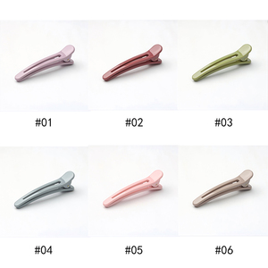 Pinzas de Pelo Coreanas con Diseño Hueco en Forma de Pico de Pato, Color Crema Brillante, Pinzas Lindas para Flequillo para Niñas, Lindas y Versátiles, Perfectas para Uso Diario y <span class=keywords><strong>Citas</strong></span> - Product Image 5