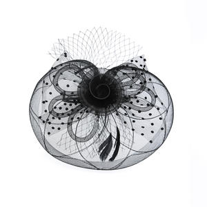 <span class=keywords><strong>Voile</strong></span> de mariée haut de gamme européen et américain vente en gros transfrontalière de chapeau en maille formelle pince à cheveux accessoires de <span class=keywords><strong>voile</strong></span> de cerceau de cheveux - Product Image 6