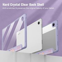 Coque personnalisée en marbre pour tablette Samsung Galaxy Tab S6 Lite 2024 avec porte-crayon et coque arrière SM-P625 SM-P620
